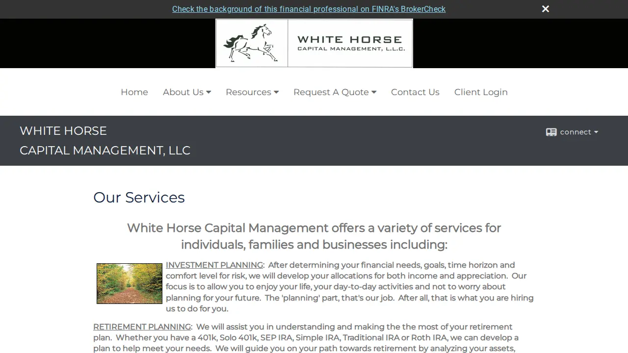 White Horse Capital Management LLC page
