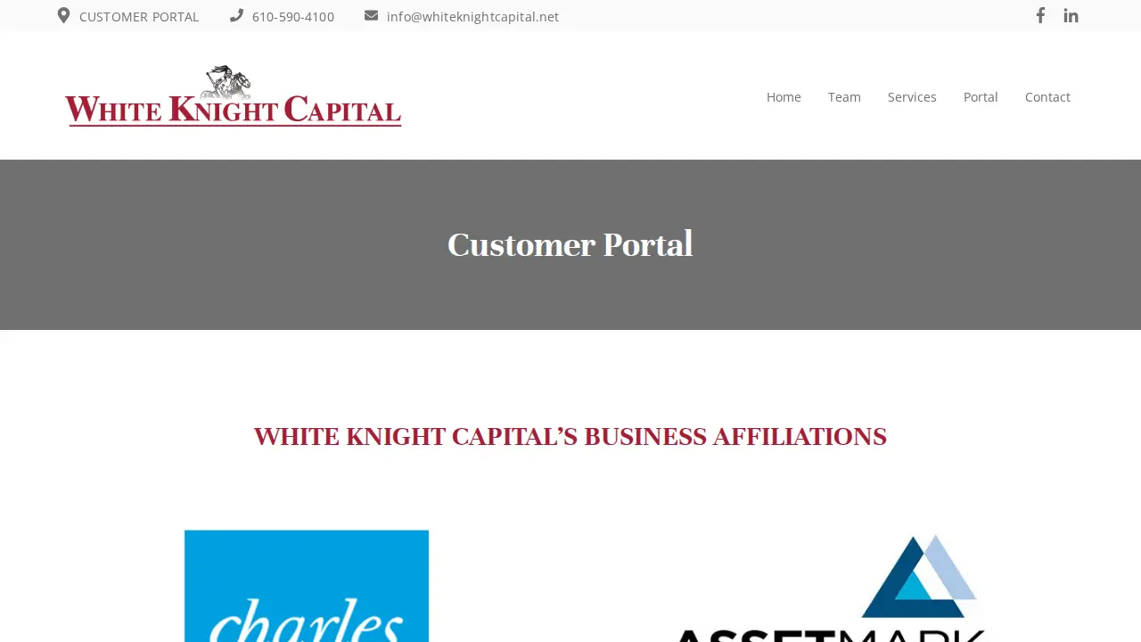 White Knight Capital page
