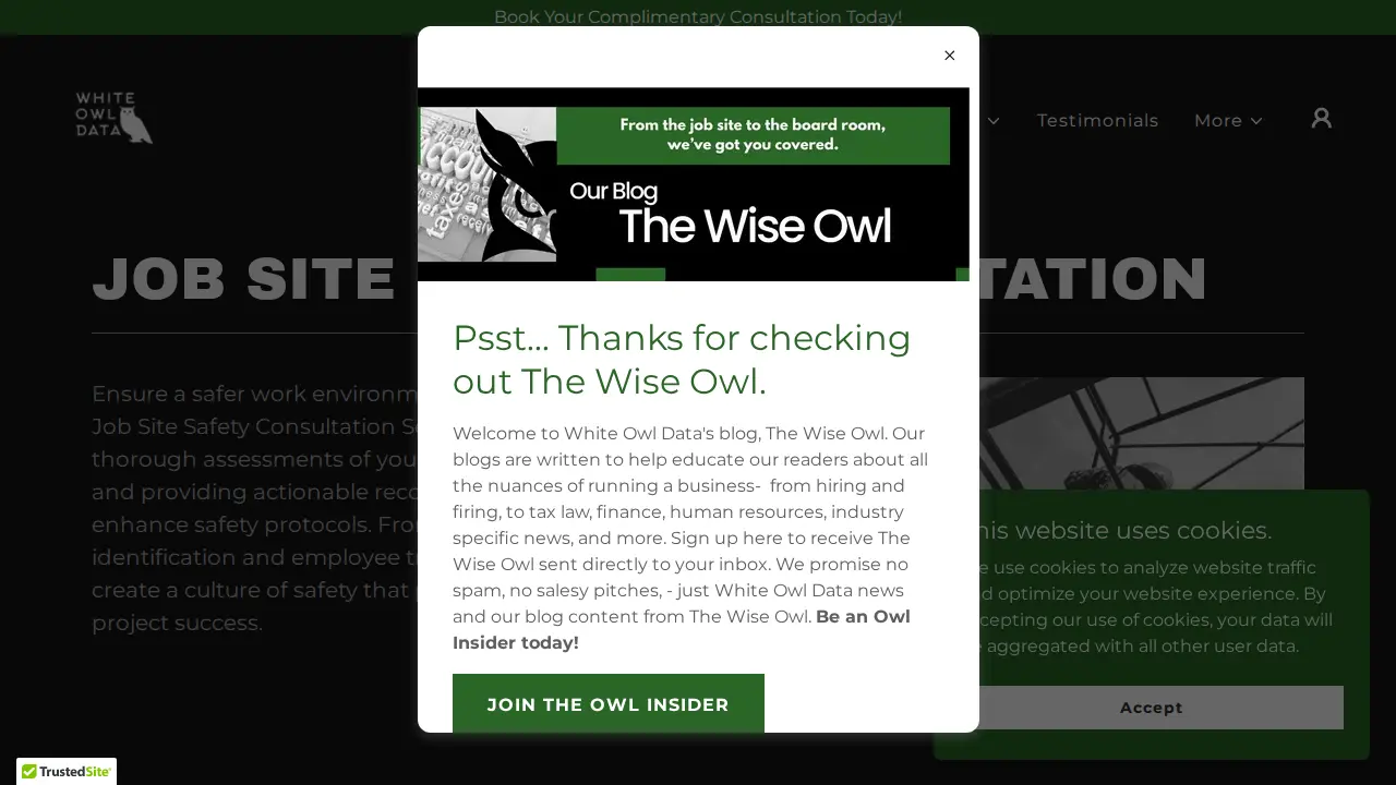 White Owl Data, LLC page
