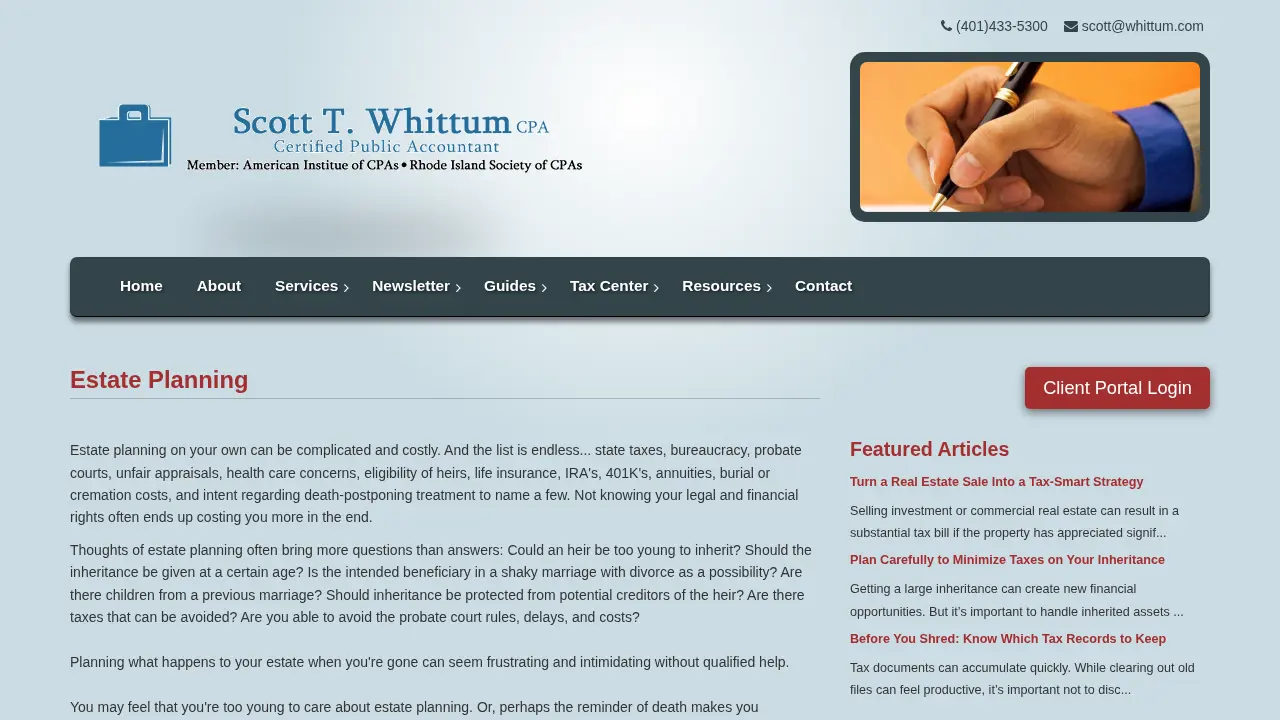 Whittum Scott T CPA page