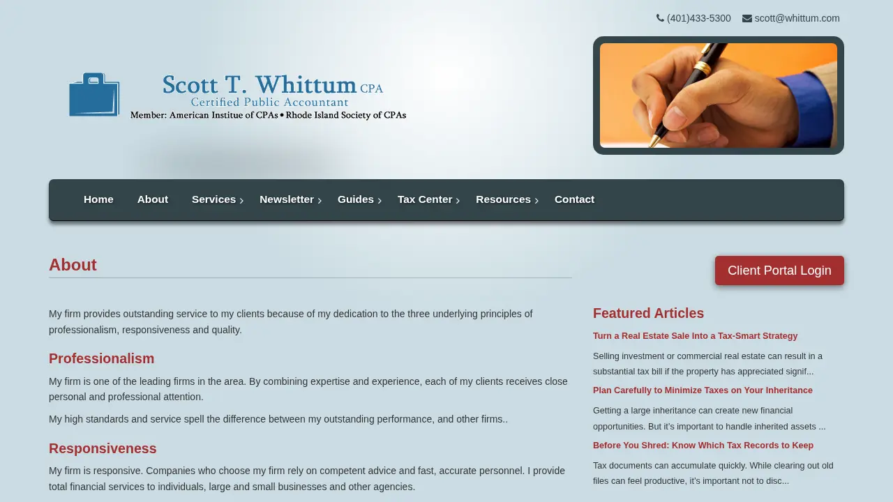 Whittum Scott T CPA page