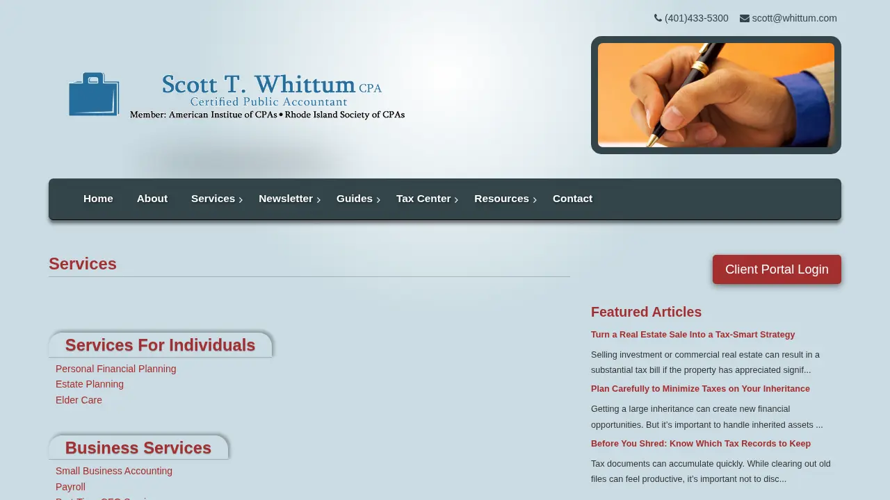 Whittum Scott T CPA page