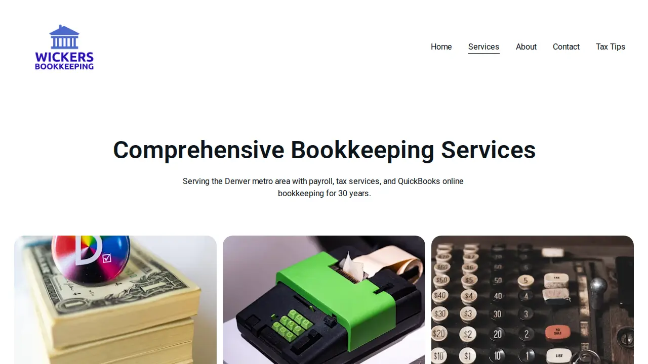 Wicker's Bookkeeping Services, LLC page