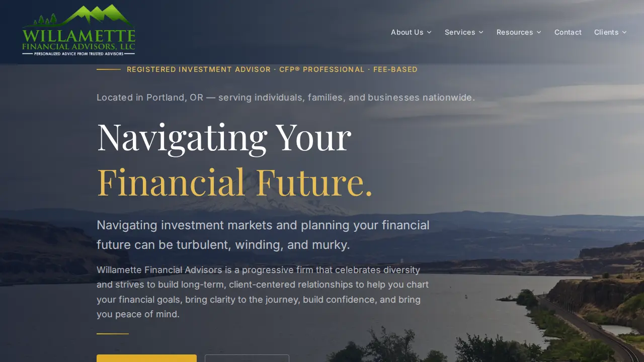 Willamette Financial Advisors, LLC (By Appointment Only)