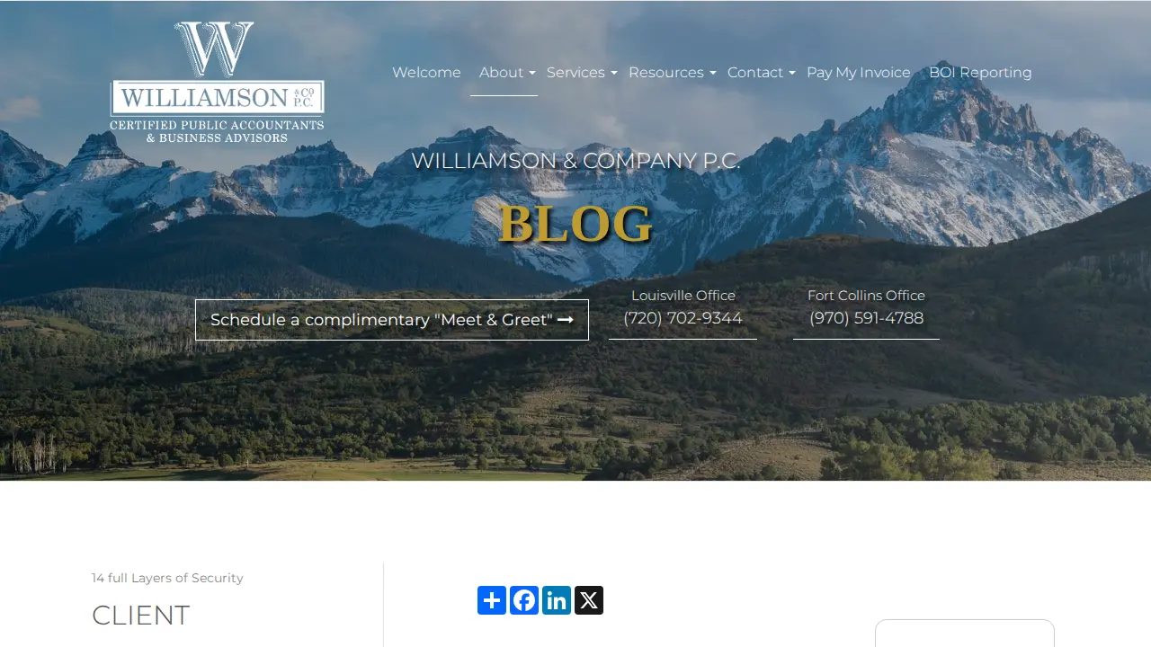 Williamson & Co PC page