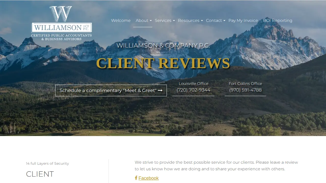 Williamson & Co PC page