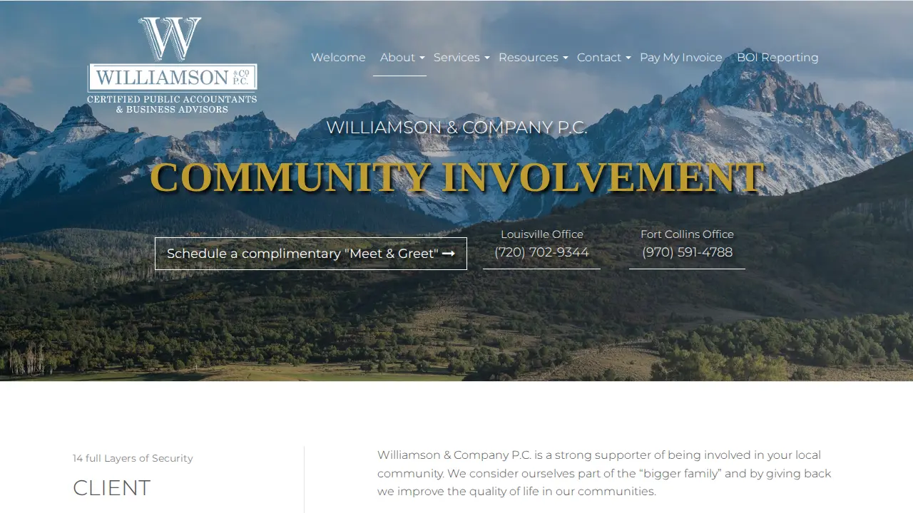 Williamson & Co PC page