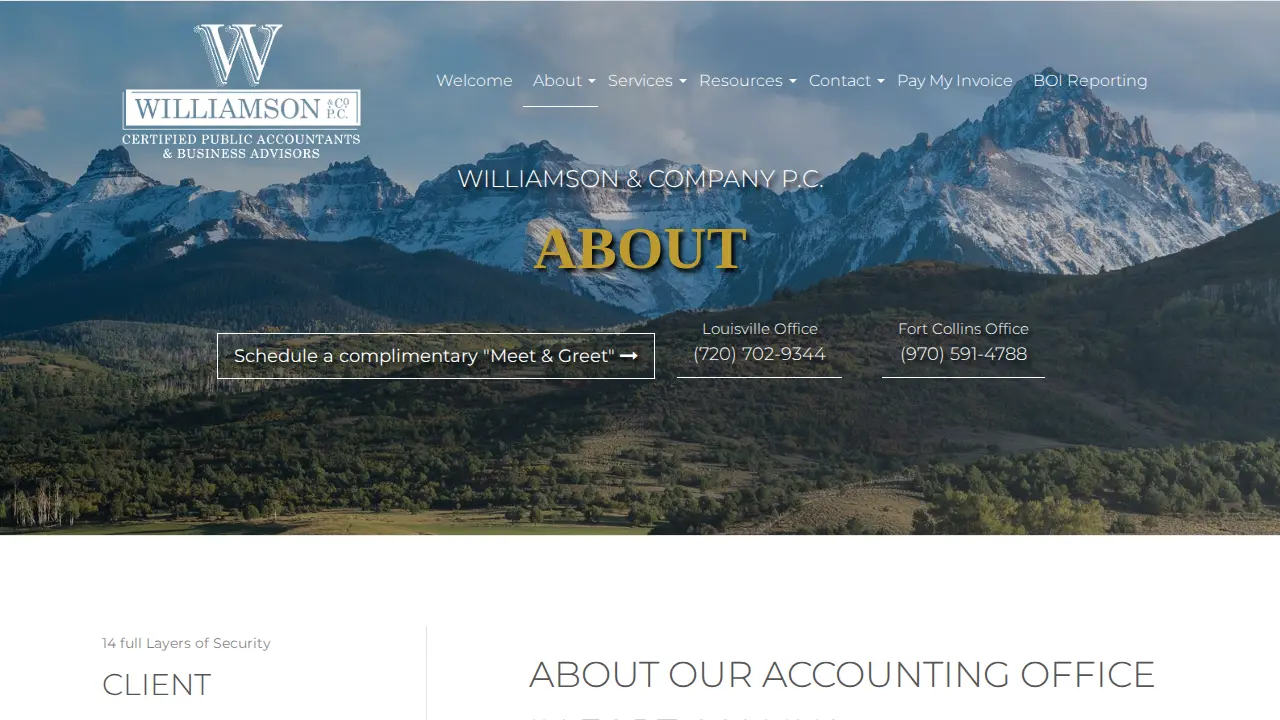 Williamson & Co PC page