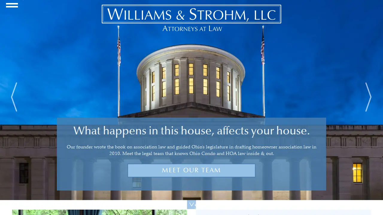 Williams & Strohm, LLC website