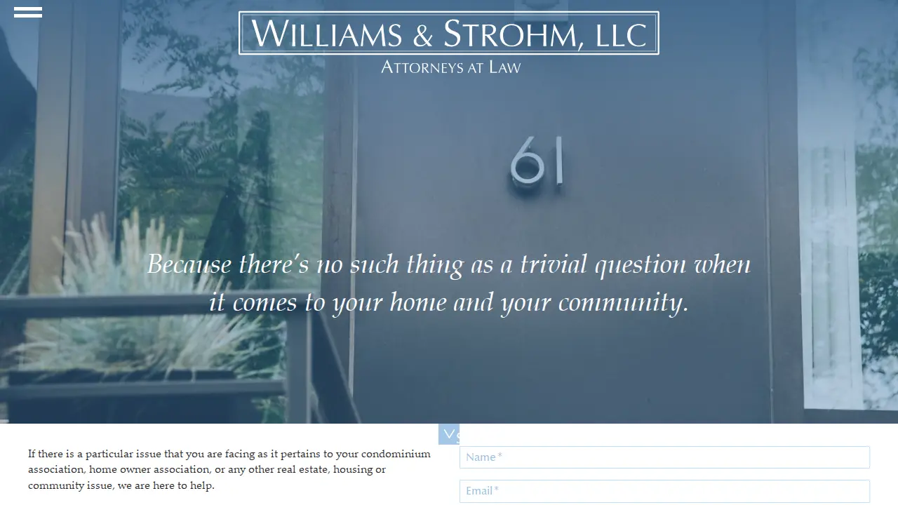 Williams & Strohm, LLC page