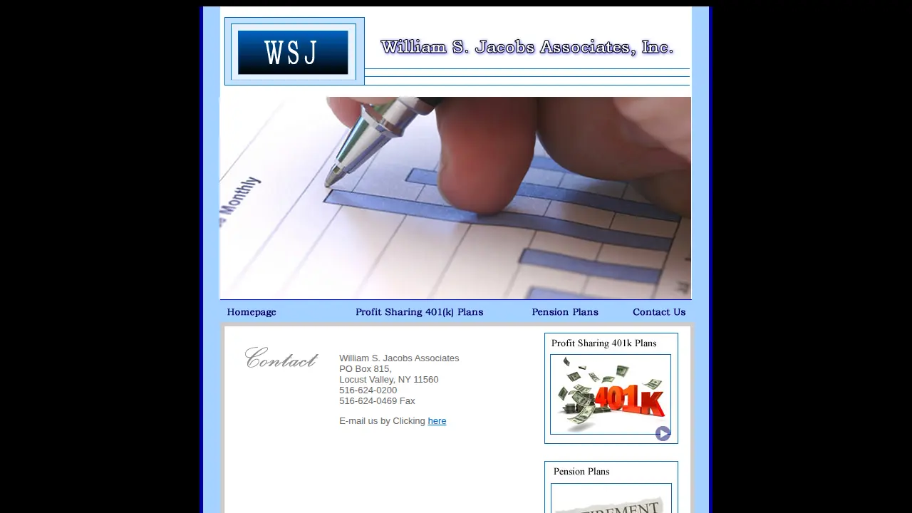 William S Jacobs Associates Inc page
