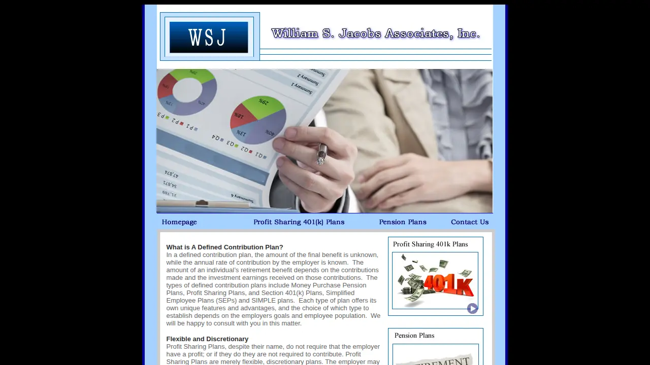 William S Jacobs Associates Inc page