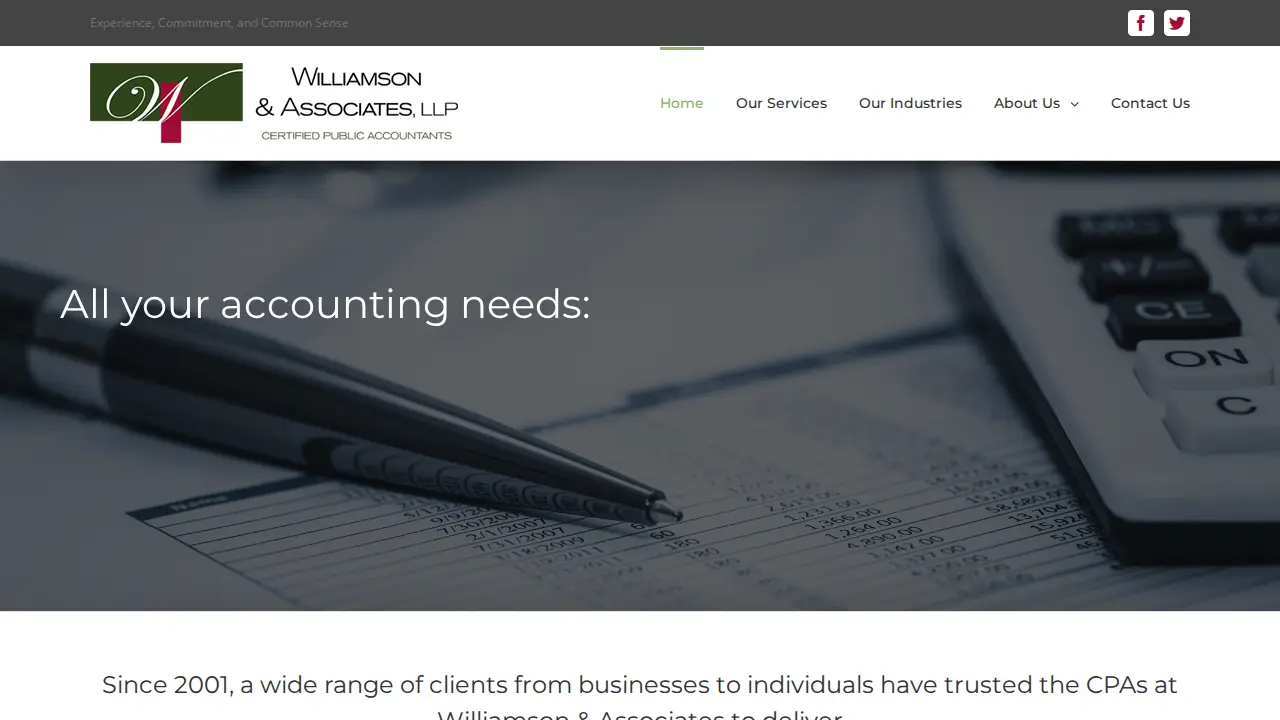 Williamson & Associates, LLP Certified Public Accountants