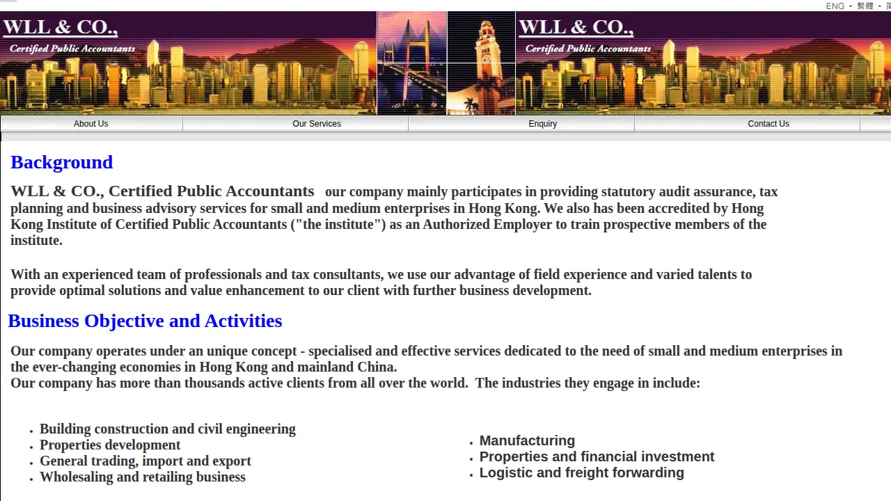 WLL & CO., CERTIFIED PUBLIC ACCOUNTANTS page
