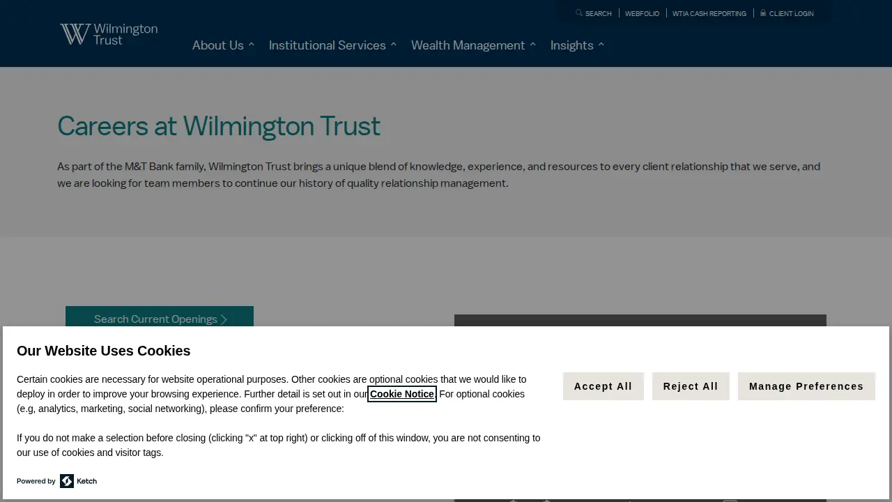 Wilmington Trust page