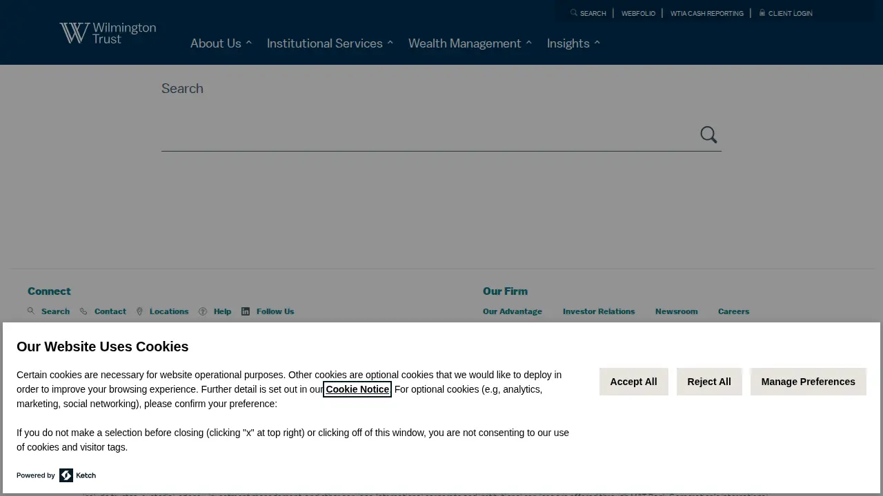 Wilmington Trust page