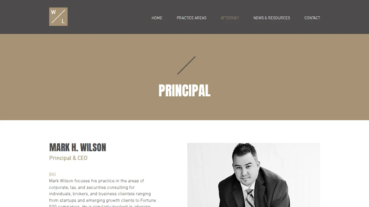 Wilson Law, Ltd. page
