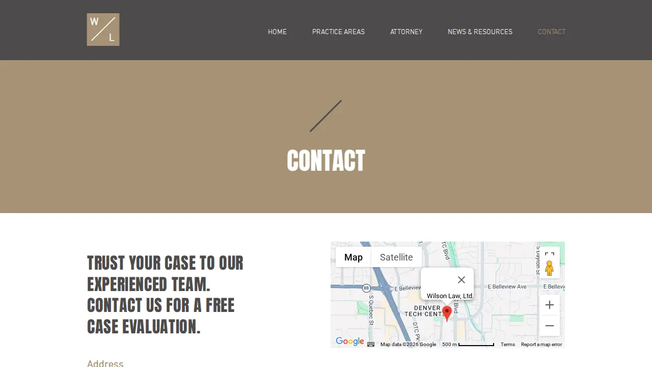 Wilson Law, Ltd. page