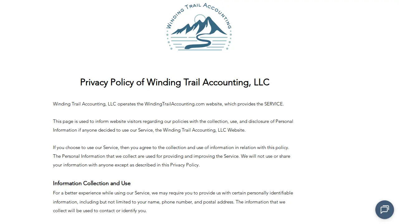 Winding Trail Accounting, LLC page