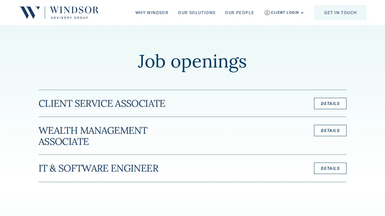 Windsor Advisory Group LLC page