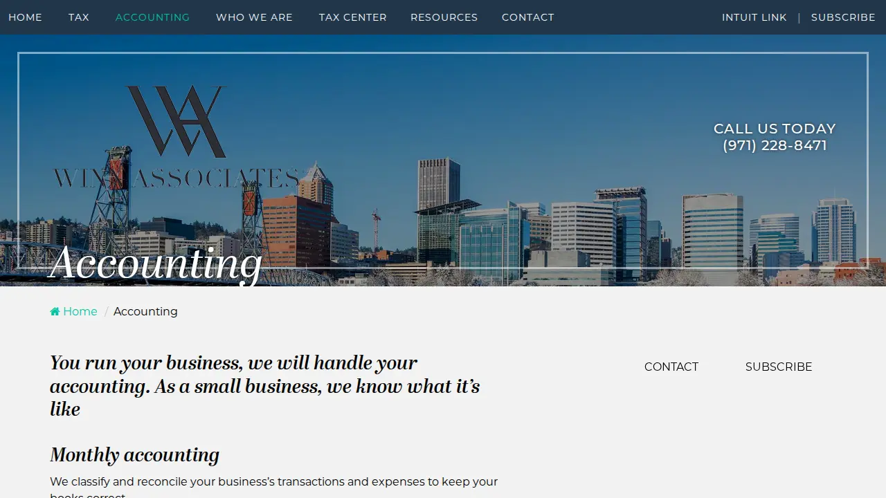 Winn & Associates page