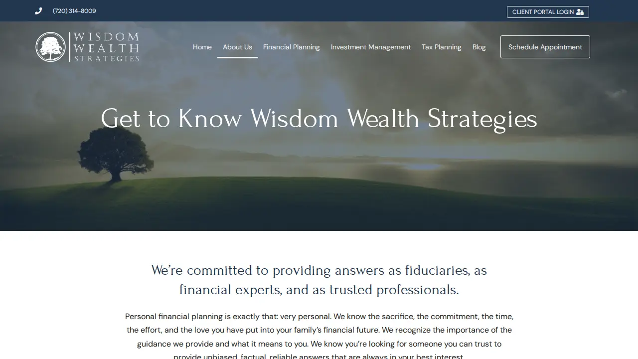 Wisdom Wealth Strategies, LLC page