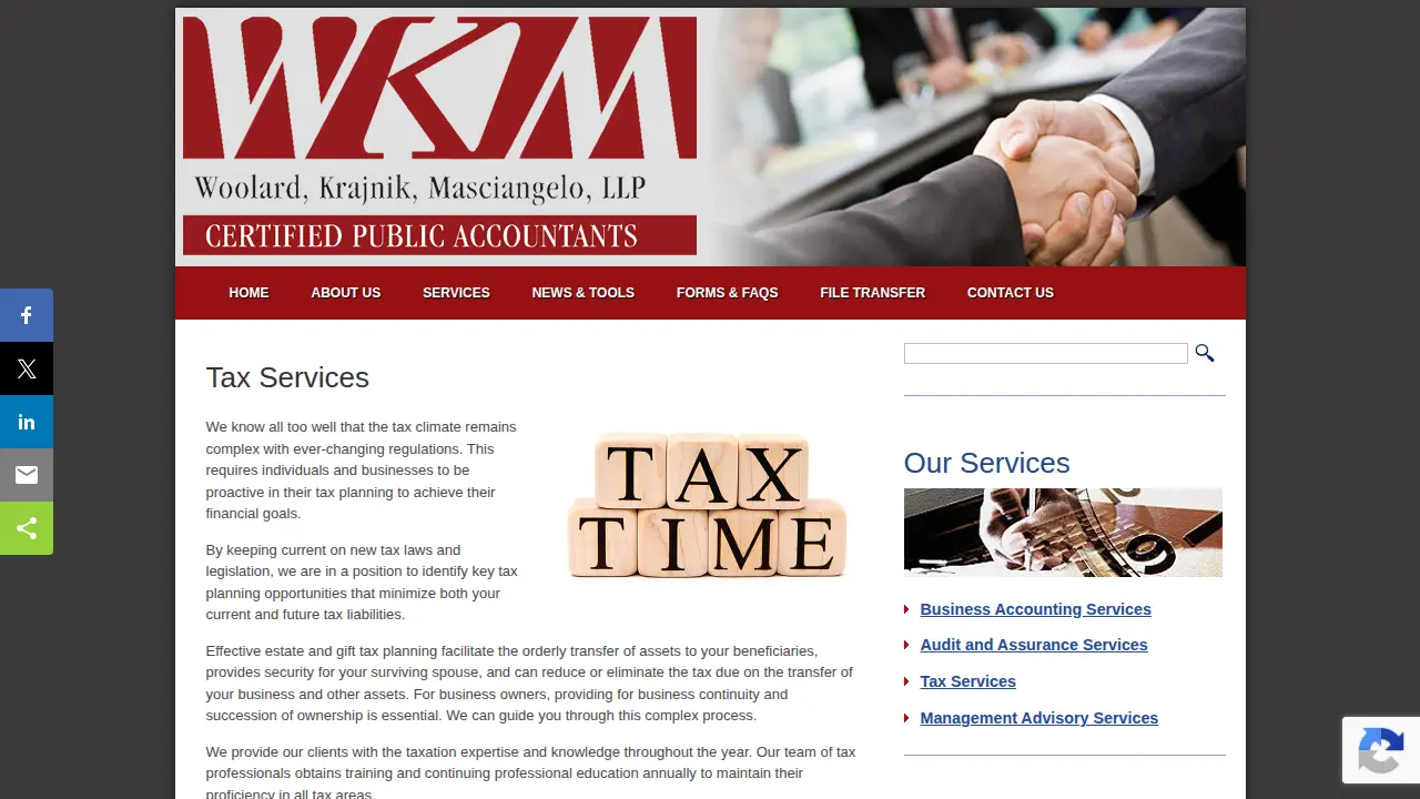 Woolard Krajnik Masciangelo LLP page