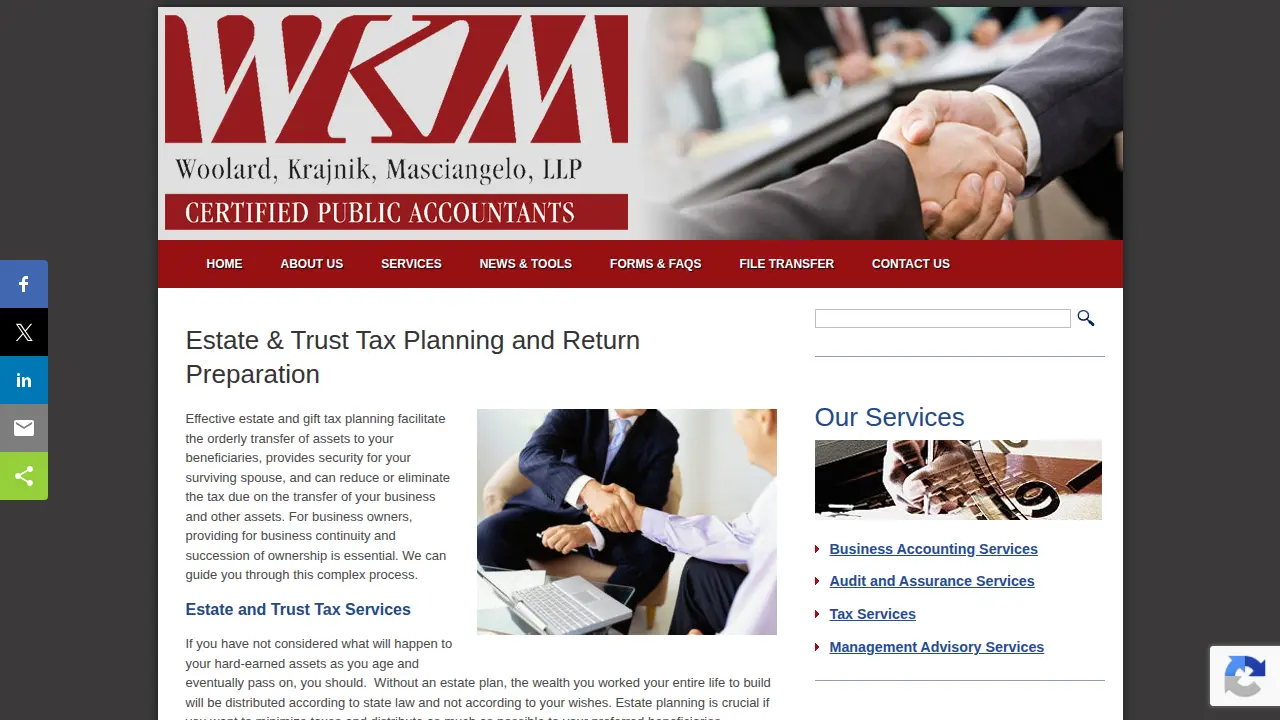 Woolard Krajnik Masciangelo LLP page
