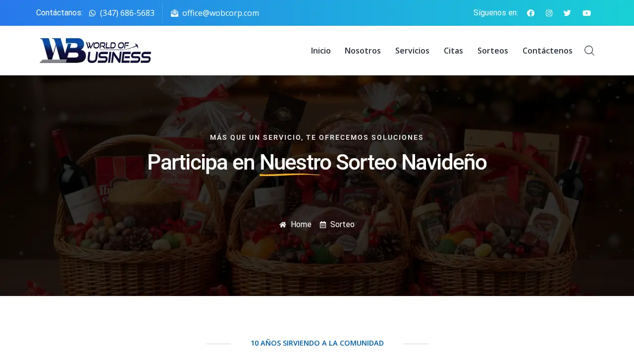 World of Business page