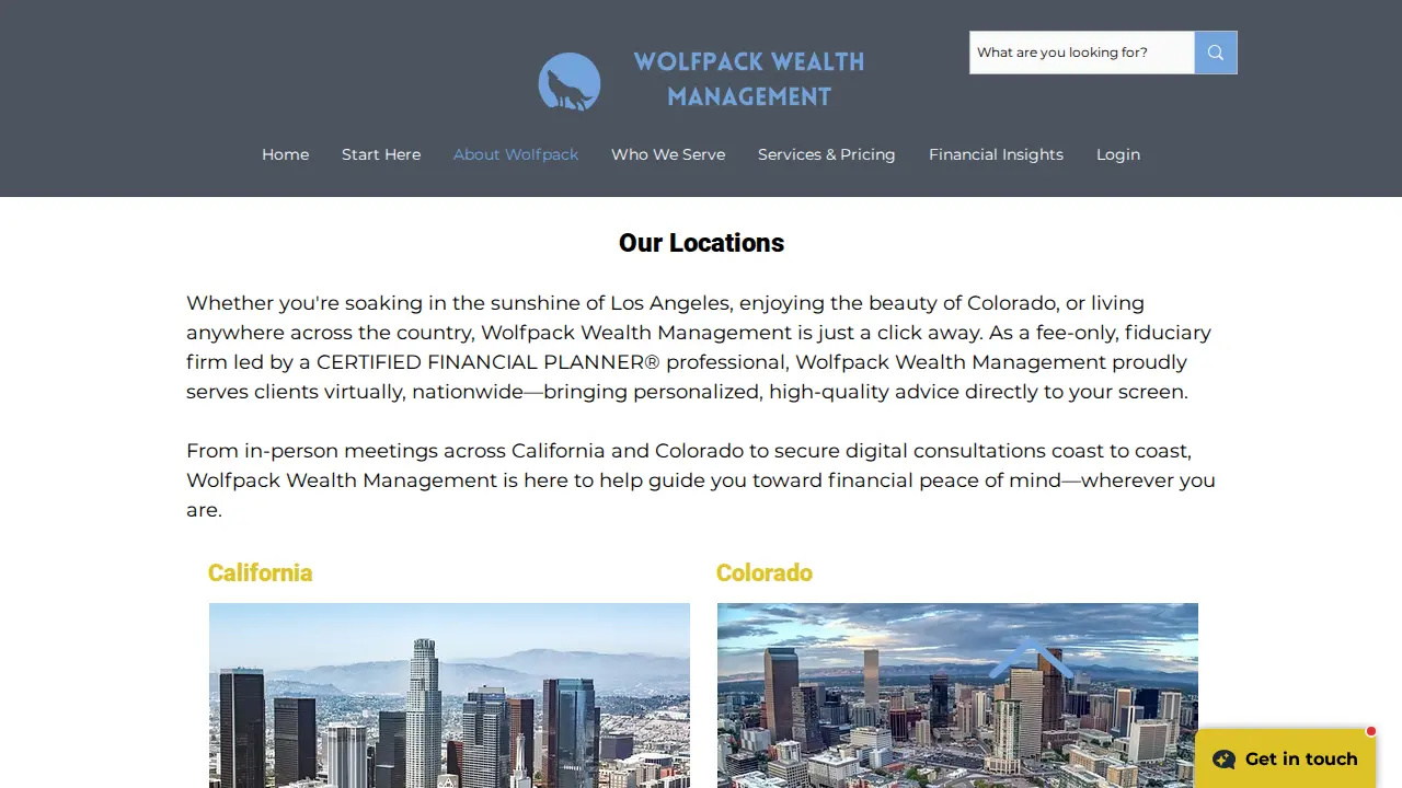 Wolfpack Wealth Management | Leyder Murillo, CFP® – Fee-Only Fiduciary Financial Planner page