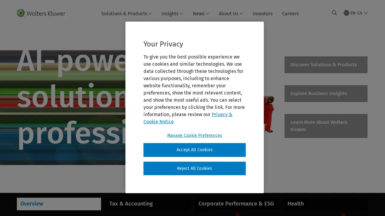 C T Corporation System page