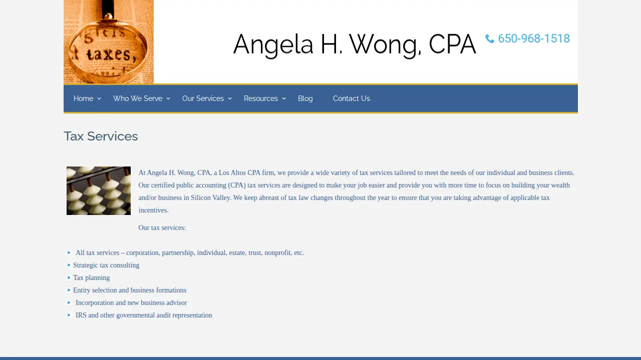 Angela Wong, CPA page