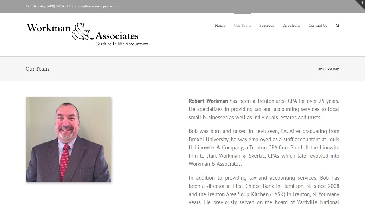 Workman & Associates page