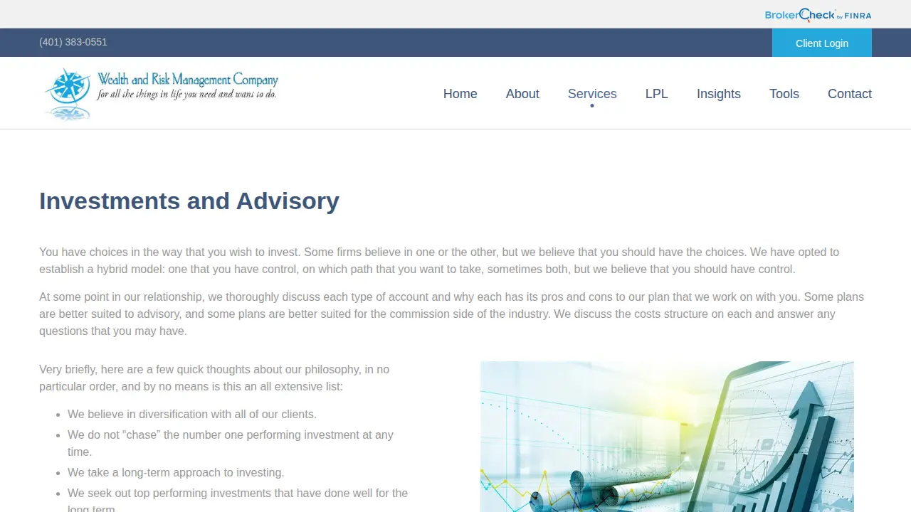 Wealth and Risk Management Company page