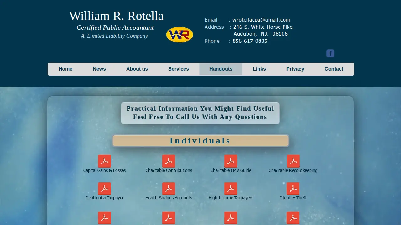 William R Rotella page