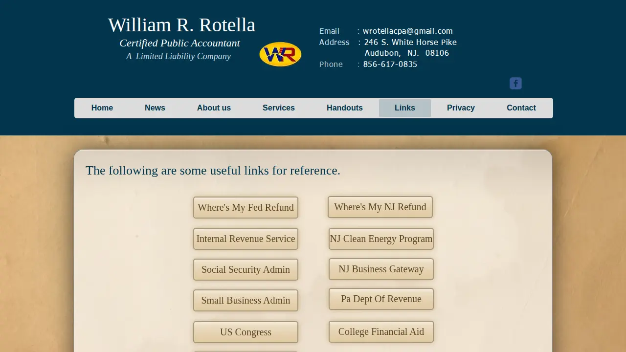 William R Rotella page