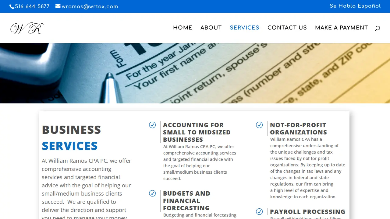 William Ramos CPA PC page