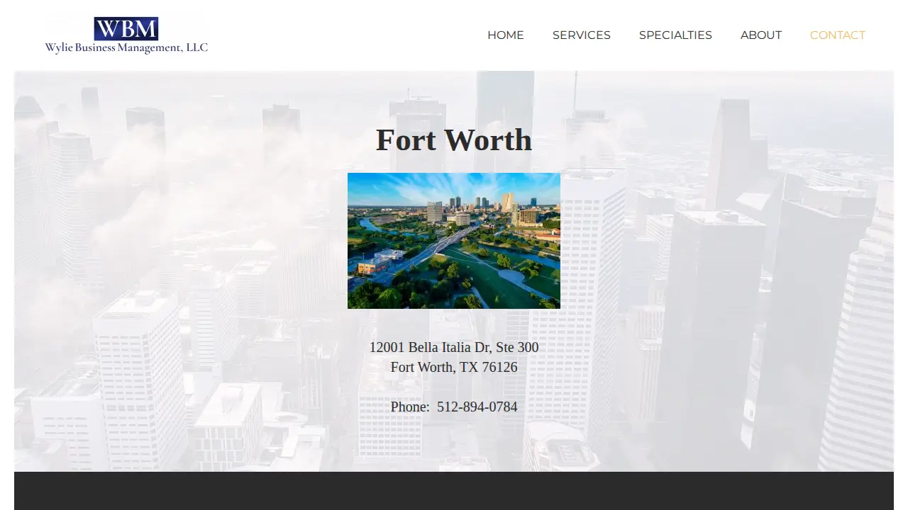 Wylie Business Management, LLC page