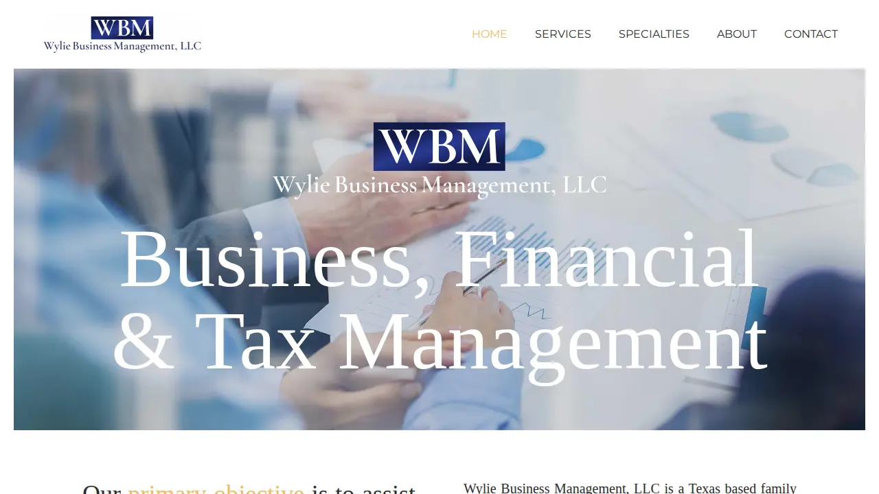 Wylie Business Management, LLC page