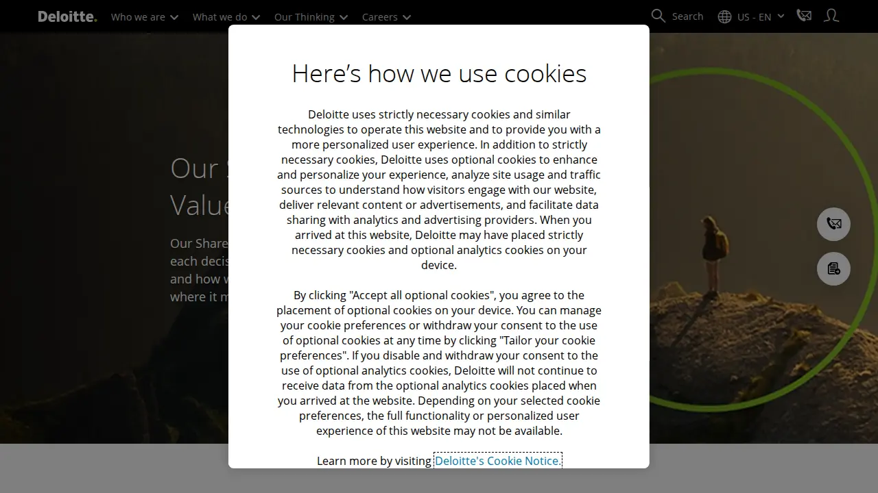 Deloitte page