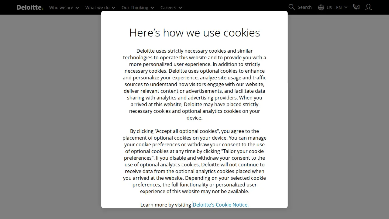 Deloitte page