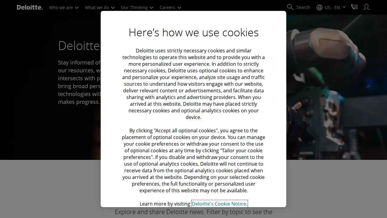 Deloitte page
