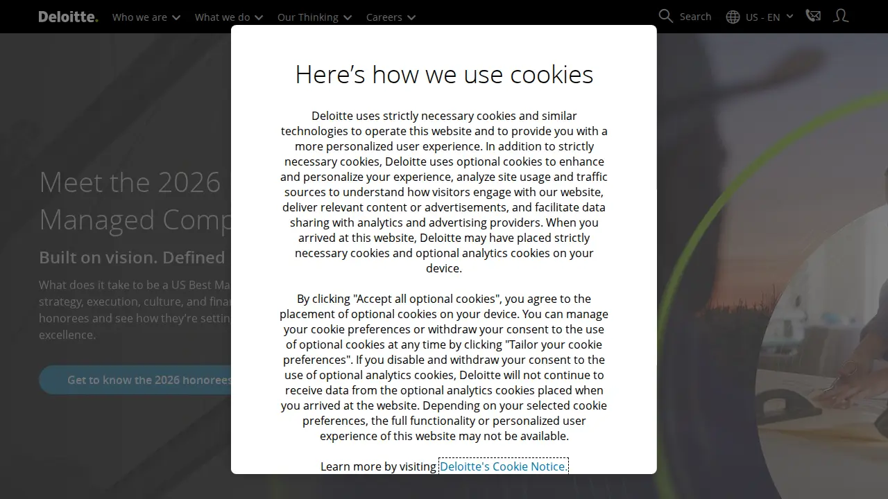 Deloitte page