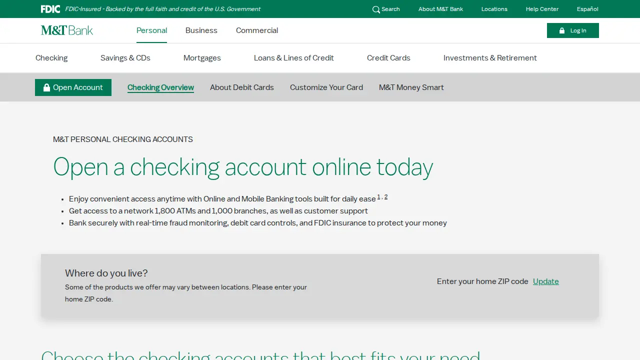 Brandon Reid - M&T Bank page