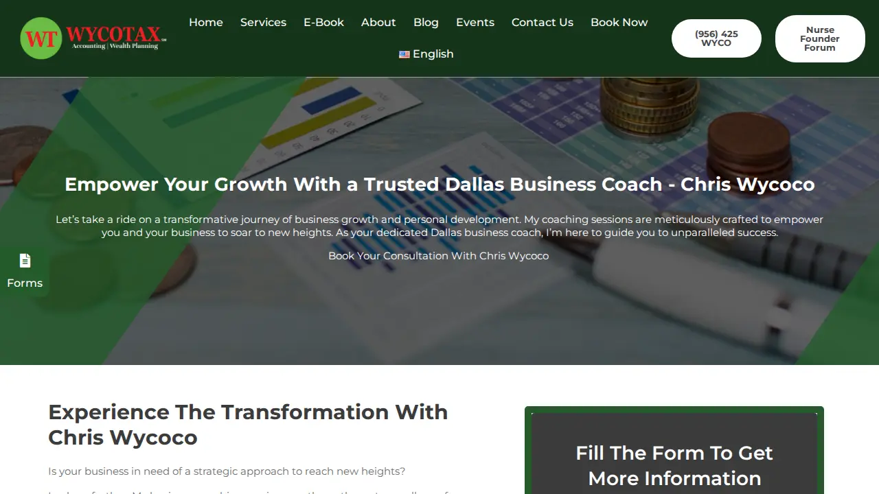 WYCOTAX - Income Tax, Bookkeeping & Payroll Company page