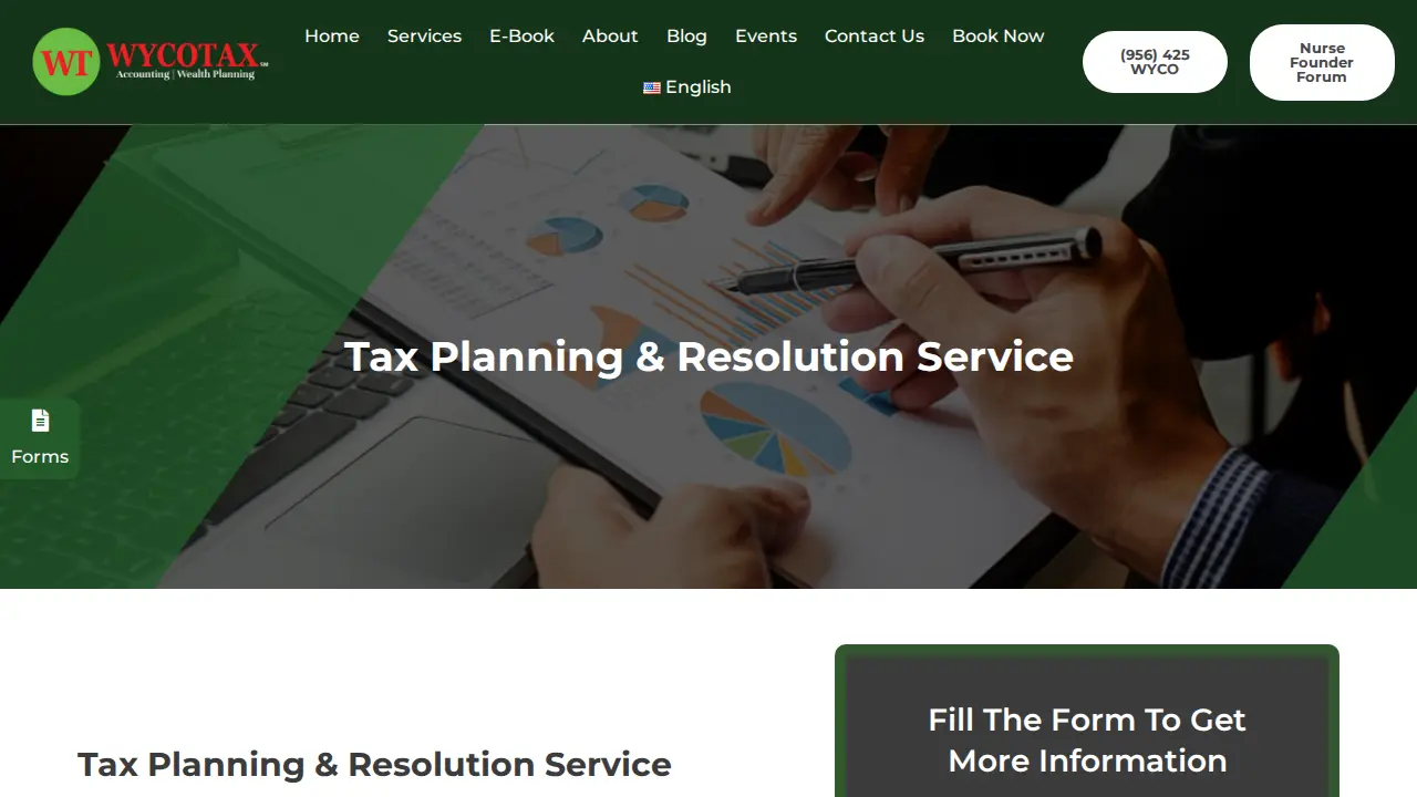 WYCOTAX - Income Tax, Bookkeeping & Payroll Company page