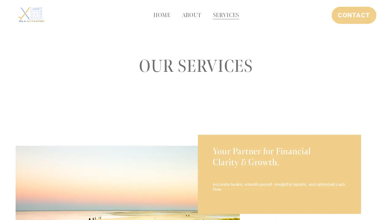 XELA Accounting page