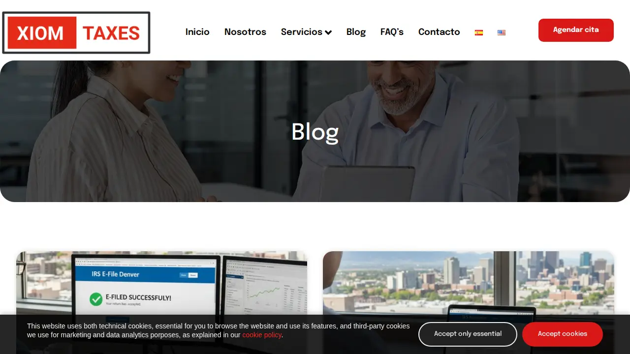 XIOM TAXES LLC page