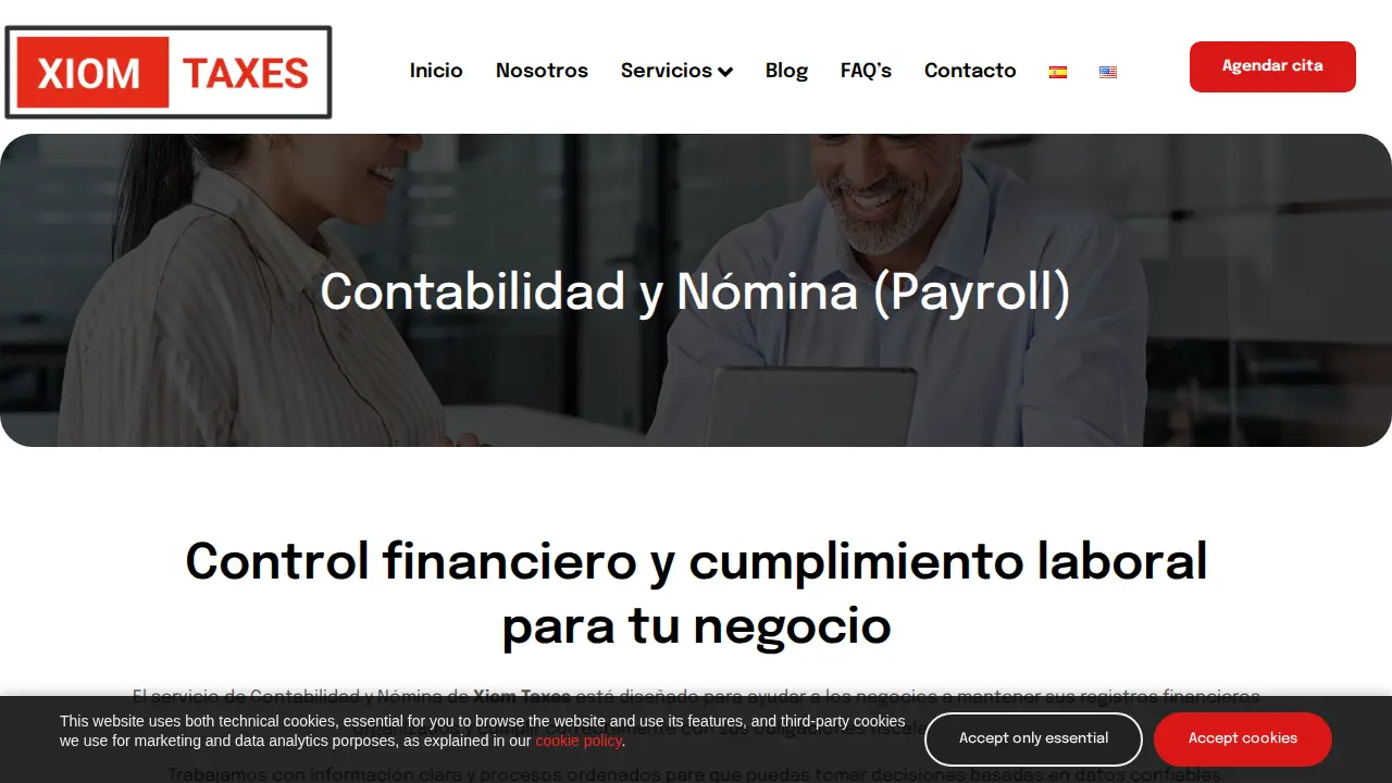 XIOM TAXES LLC page