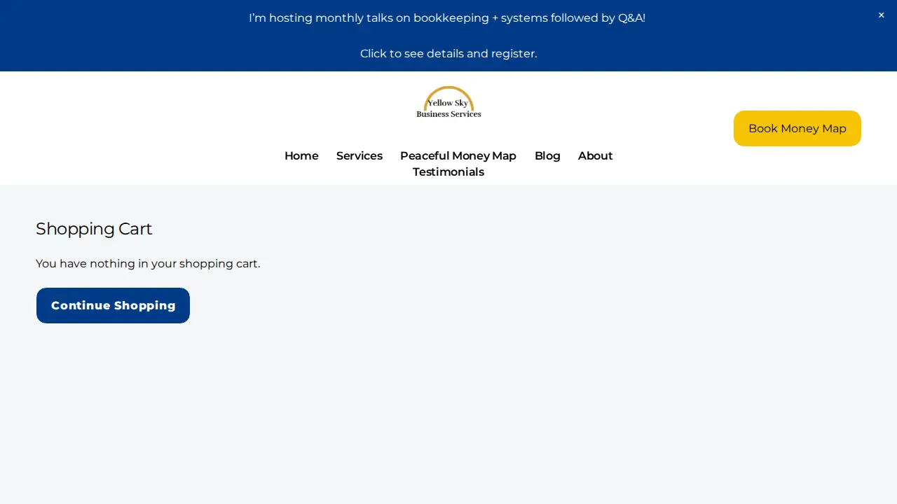 Yellow Sky Business Services page